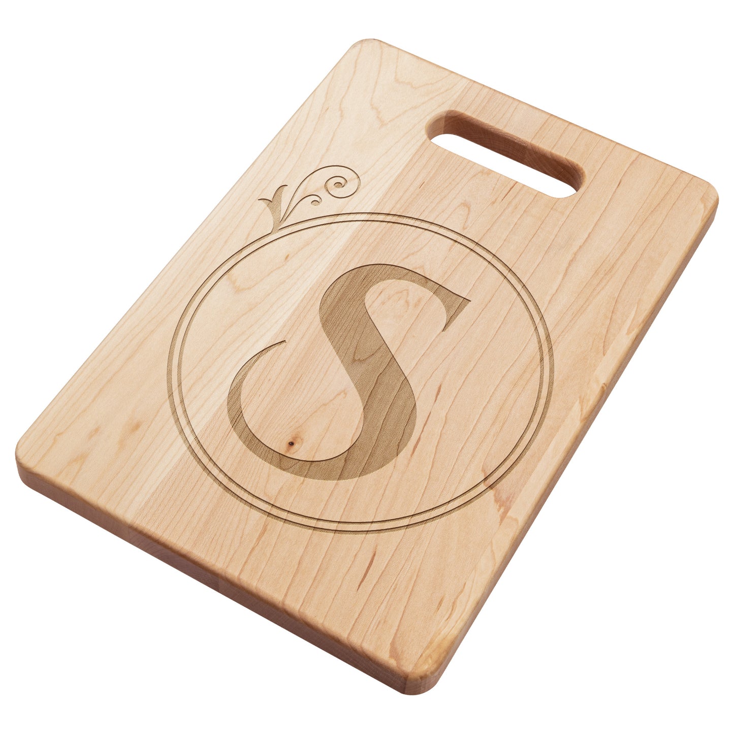 Monogrammed Maple Cutting Board (S)