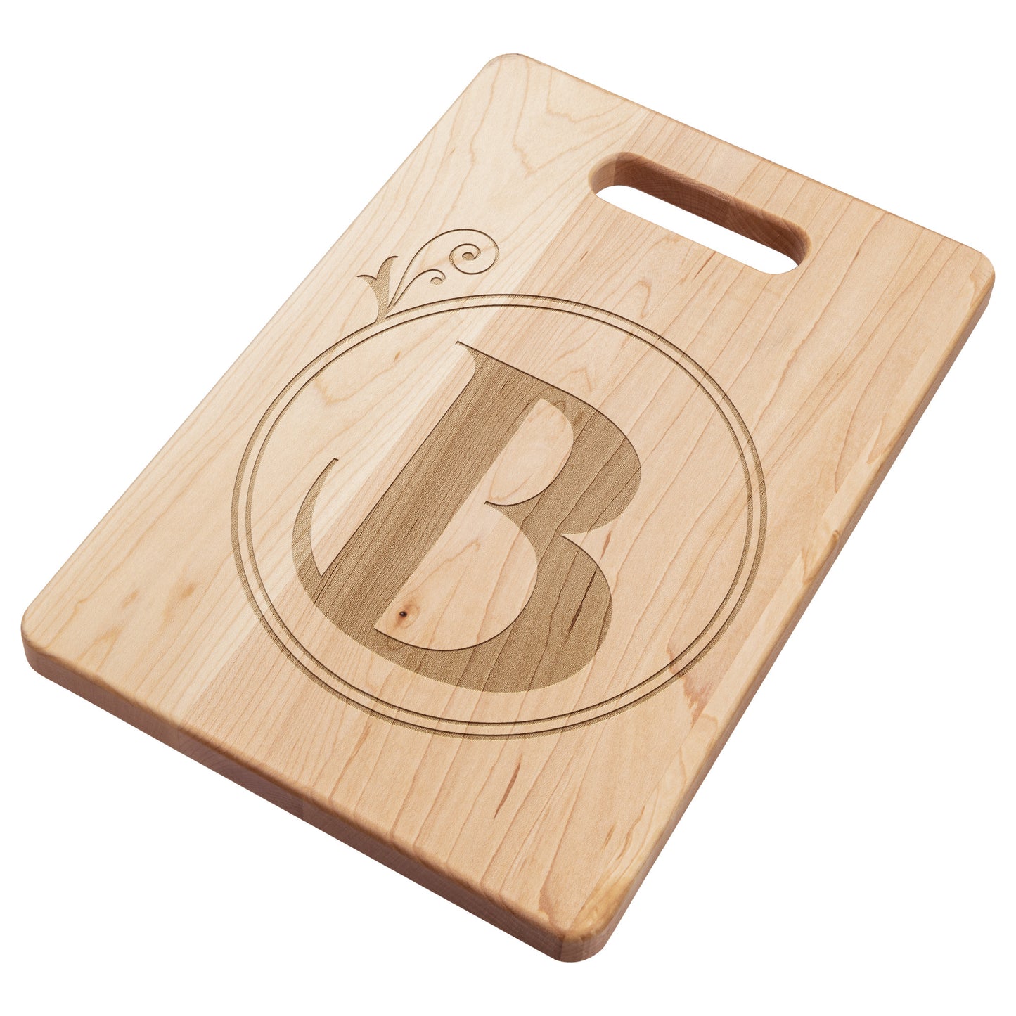 Monogrammed Maple Cutting Board (B)