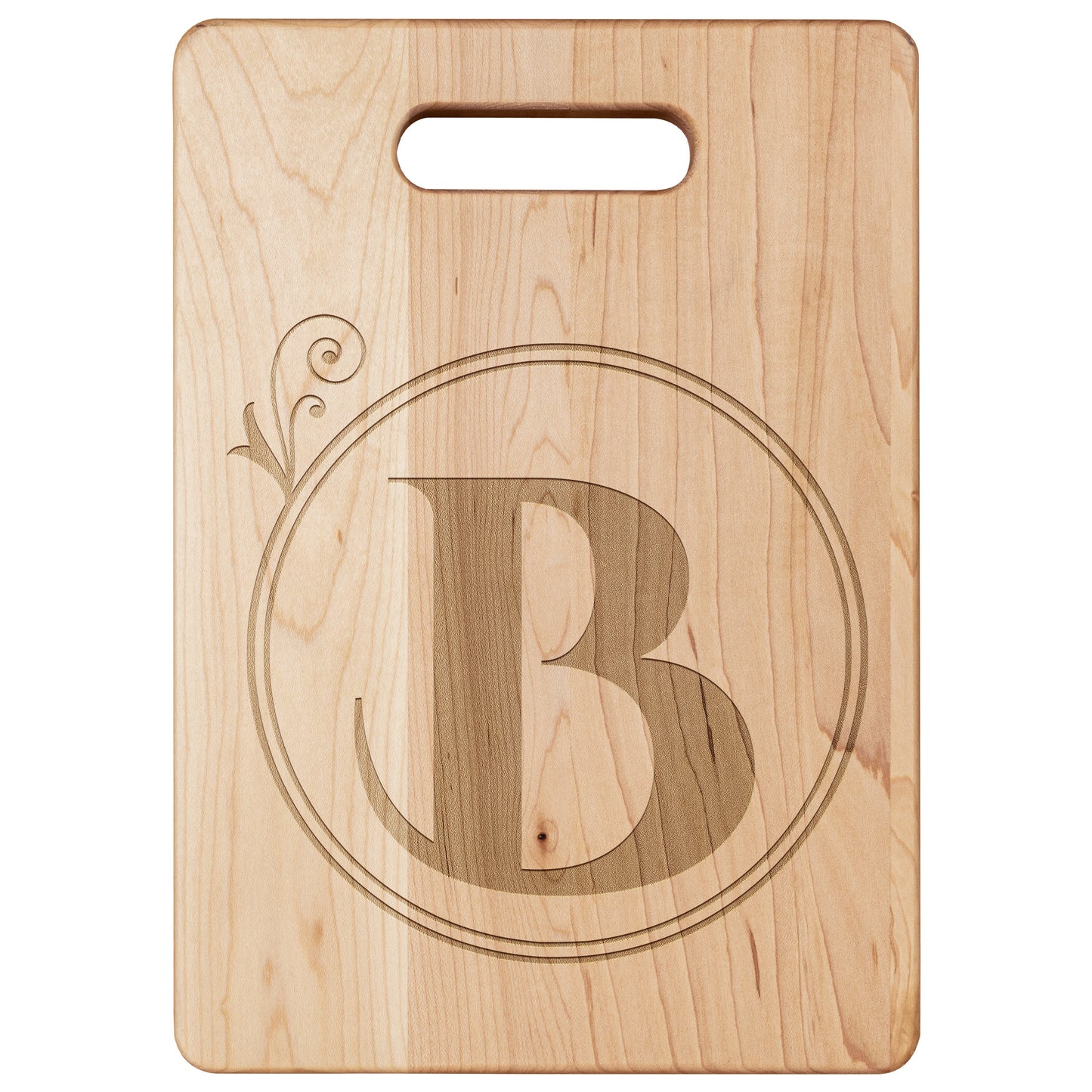 Monogrammed Maple Cutting Board (B)