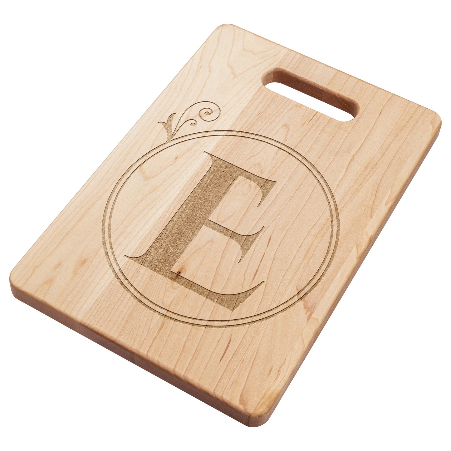 Monogrammed Maple Cutting Board (E)