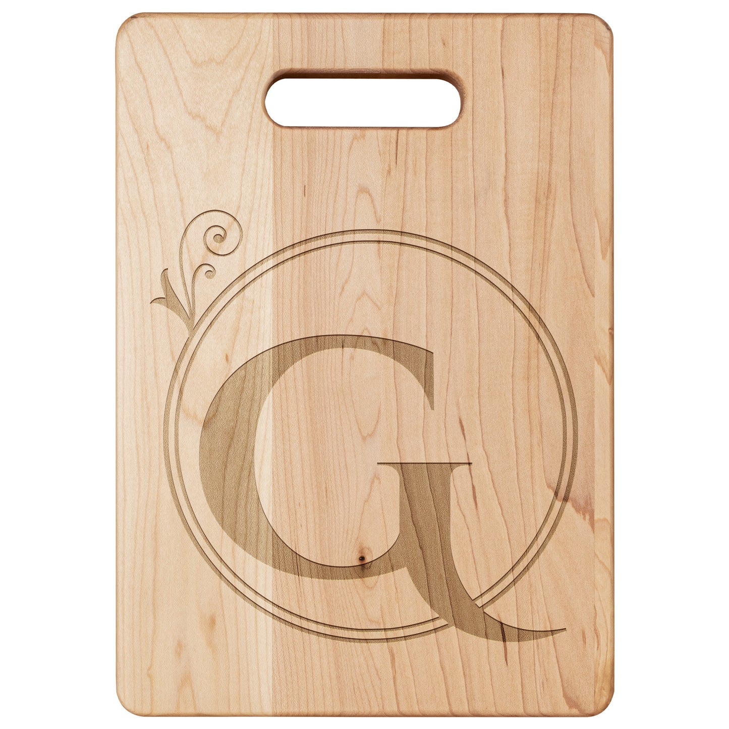 Monogrammed Maple Cutting Board (G)