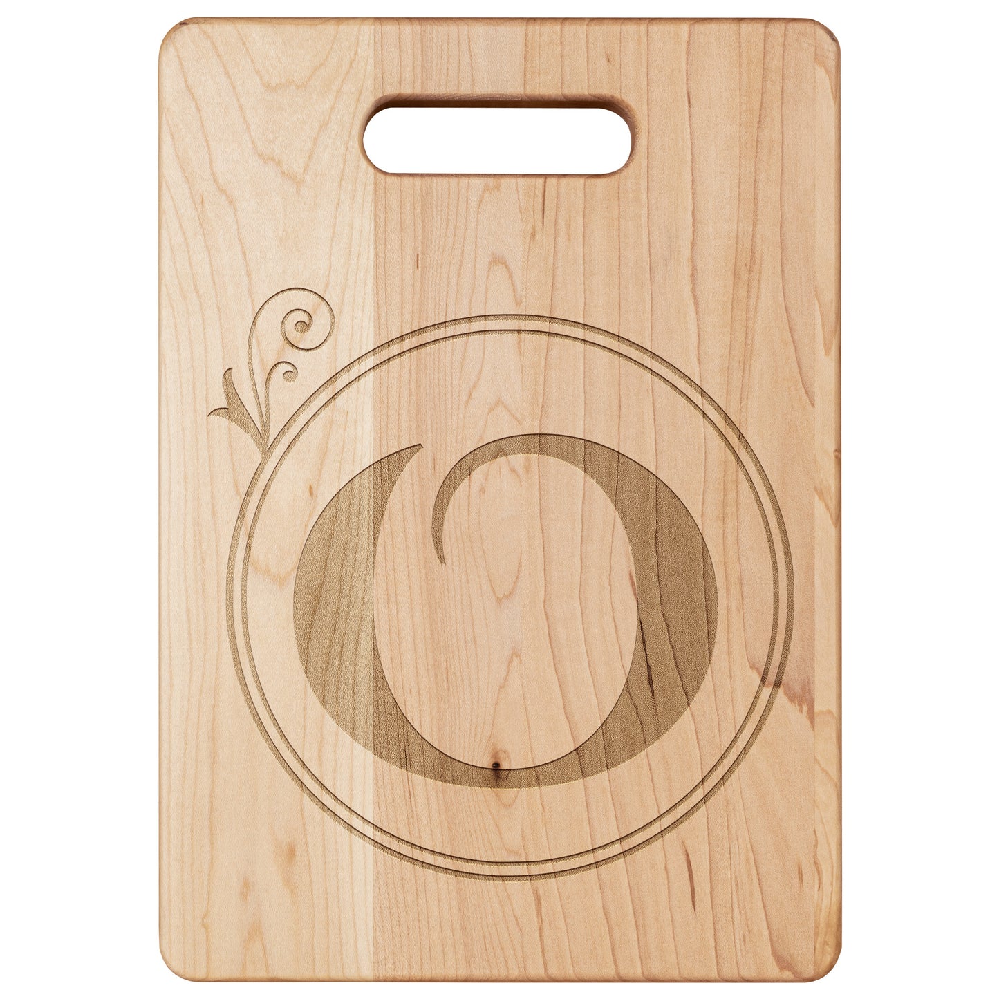 Monogrammed Maple Cutting Board (O)