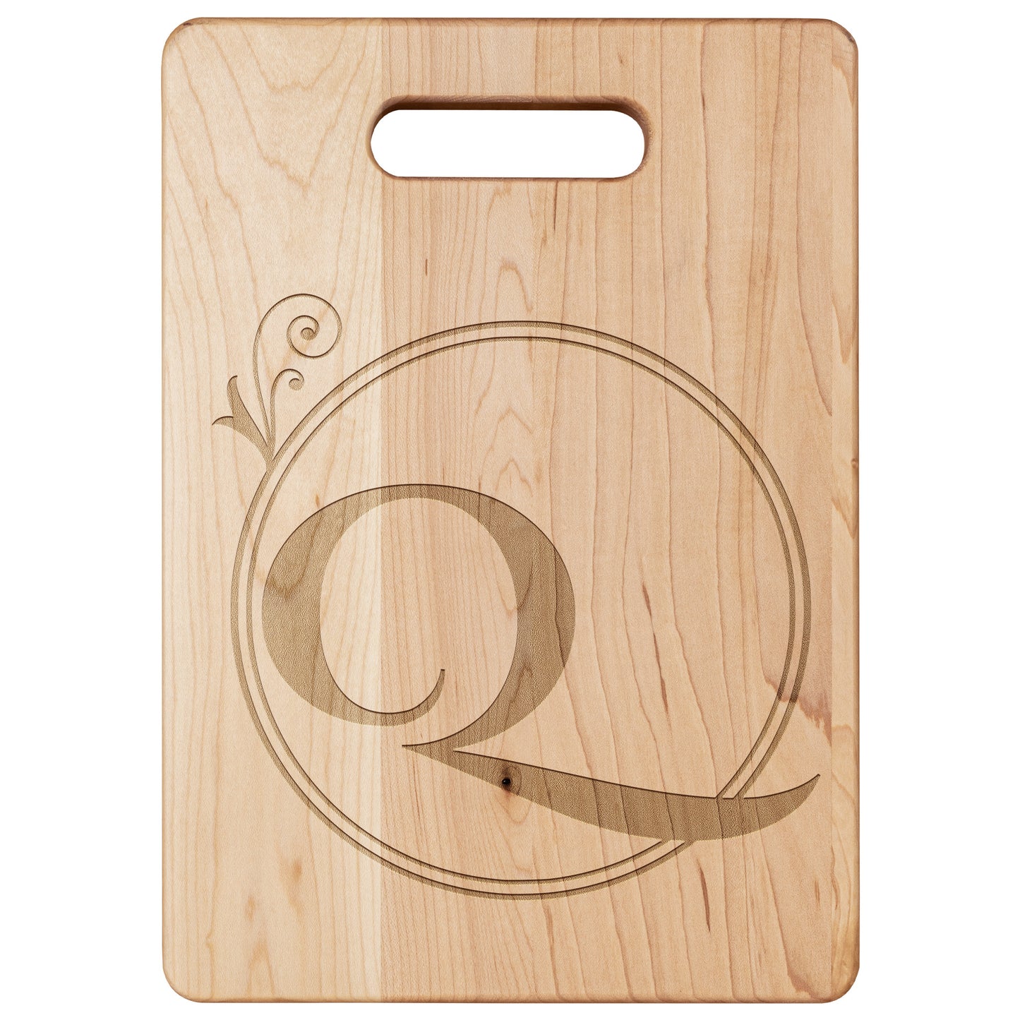 Monogrammed Maple Cutting Board (Q)