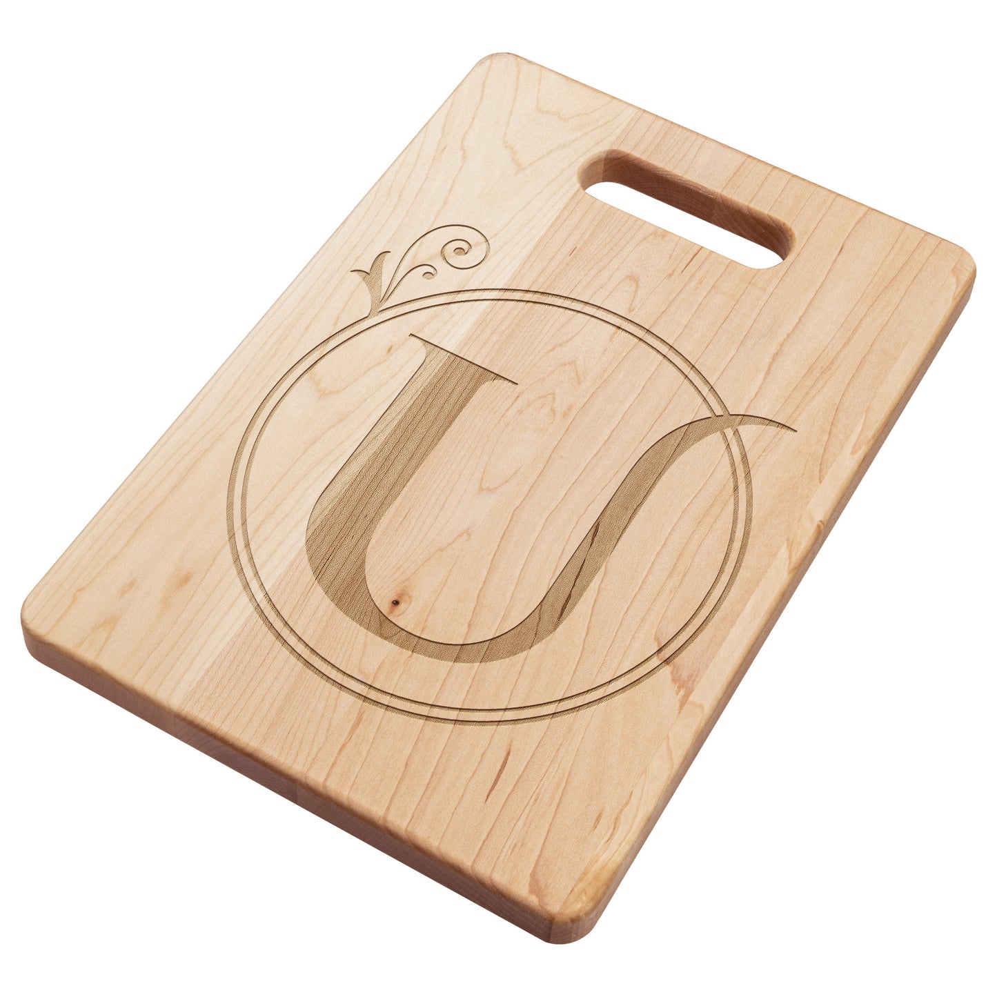 Monogrammed Maple Cutting Board (U)