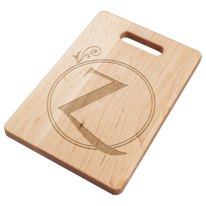 Monogrammed Maple Cutting Board (Z)