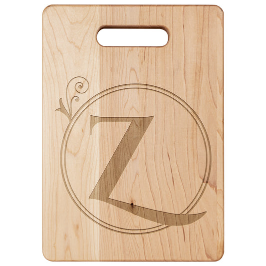 Monogrammed Maple Cutting Board (Z)