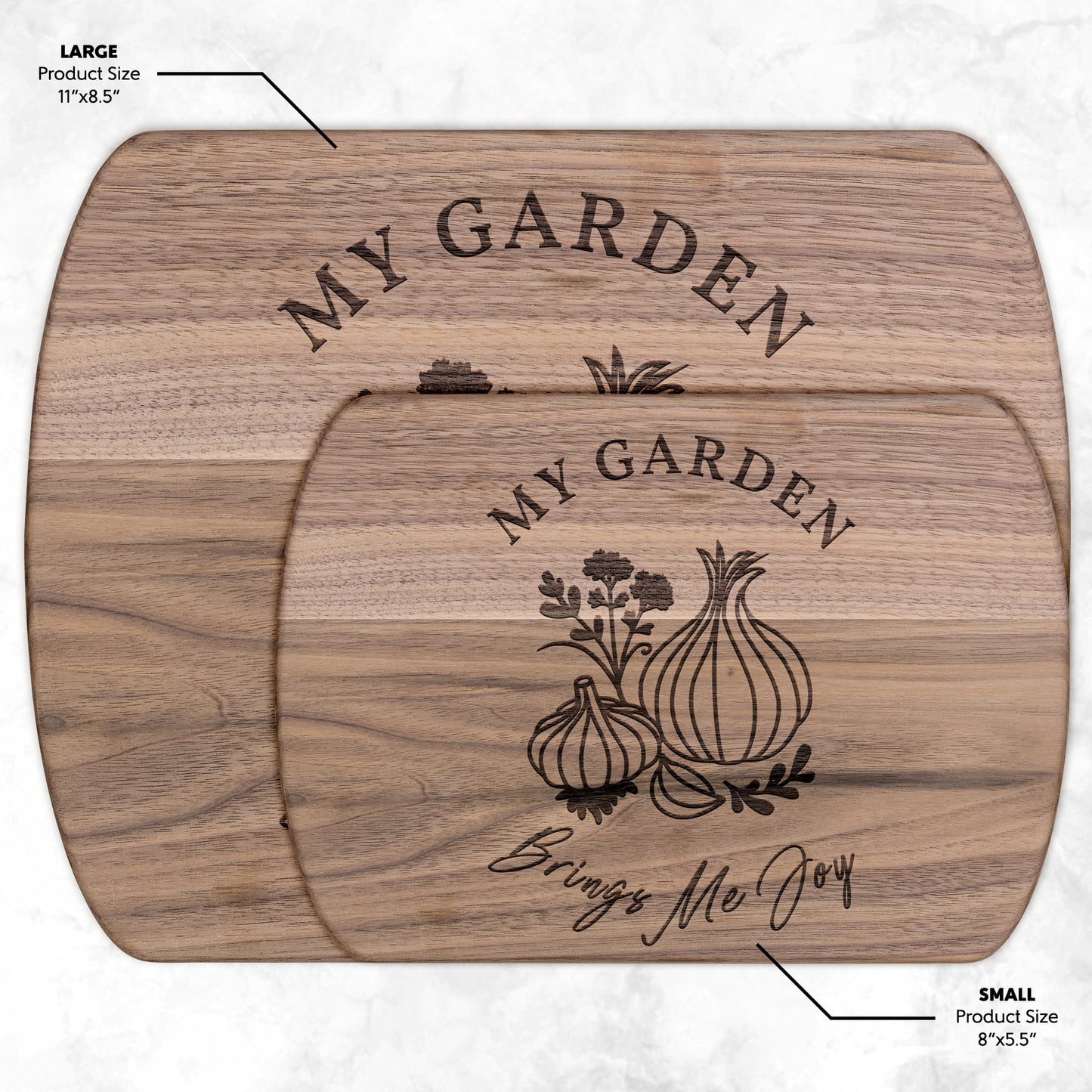 My Garden Brings Me Joy - Hardwood Cutting Board