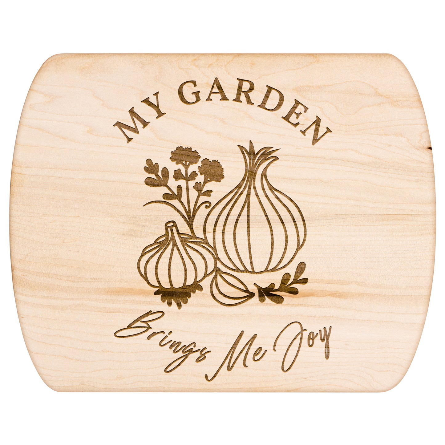 My Garden Brings Me Joy - Hardwood Cutting Board